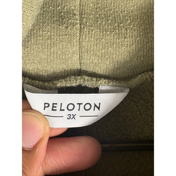 Peloton Together We Go Far Turtleneck Sweatshirt Pullover Size 3X Green - Picture 7 of 10